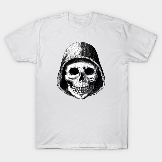 Hooded skull T-Shirt by Chief A1